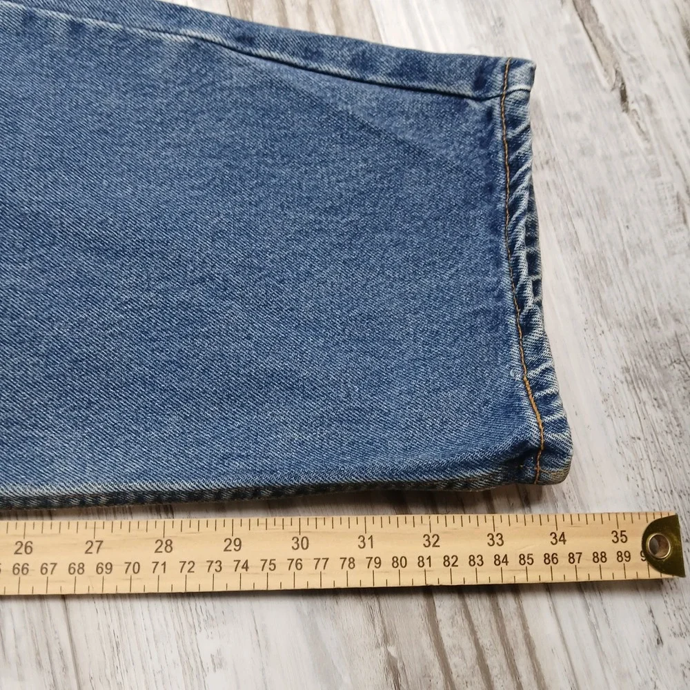 Vintage Levis 570 Baggy Fit Jeans Mens 33x34 Blue Denim High Rise 90s 570-4886